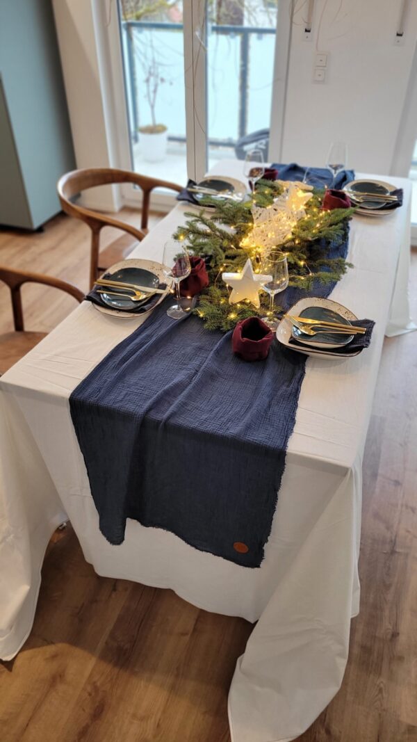 Tischdecke Weiß