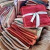 Farbenfrohe Abschminktücher aus Baumwolle – Waschbar & umweltfreundlich. Pack X 3