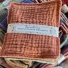 Farbenfrohe Abschminktücher aus Baumwolle – Waschbar & umweltfreundlich. Pack X 3